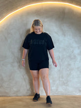 Load image into Gallery viewer, WRTHY Black on Black Tee
